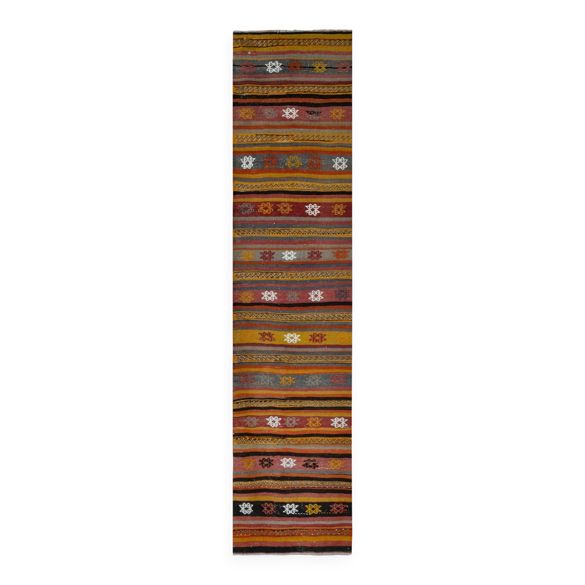 Vintage Turkish hallway rug 70x275 cm