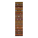 Vintage Turkish hallway rug 70x275 cm