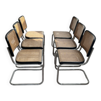 CHAISES B32 DE MARCEL BREUER POUR THONER, ANNÉES 60