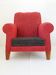 Fauteuil club en laine 1950