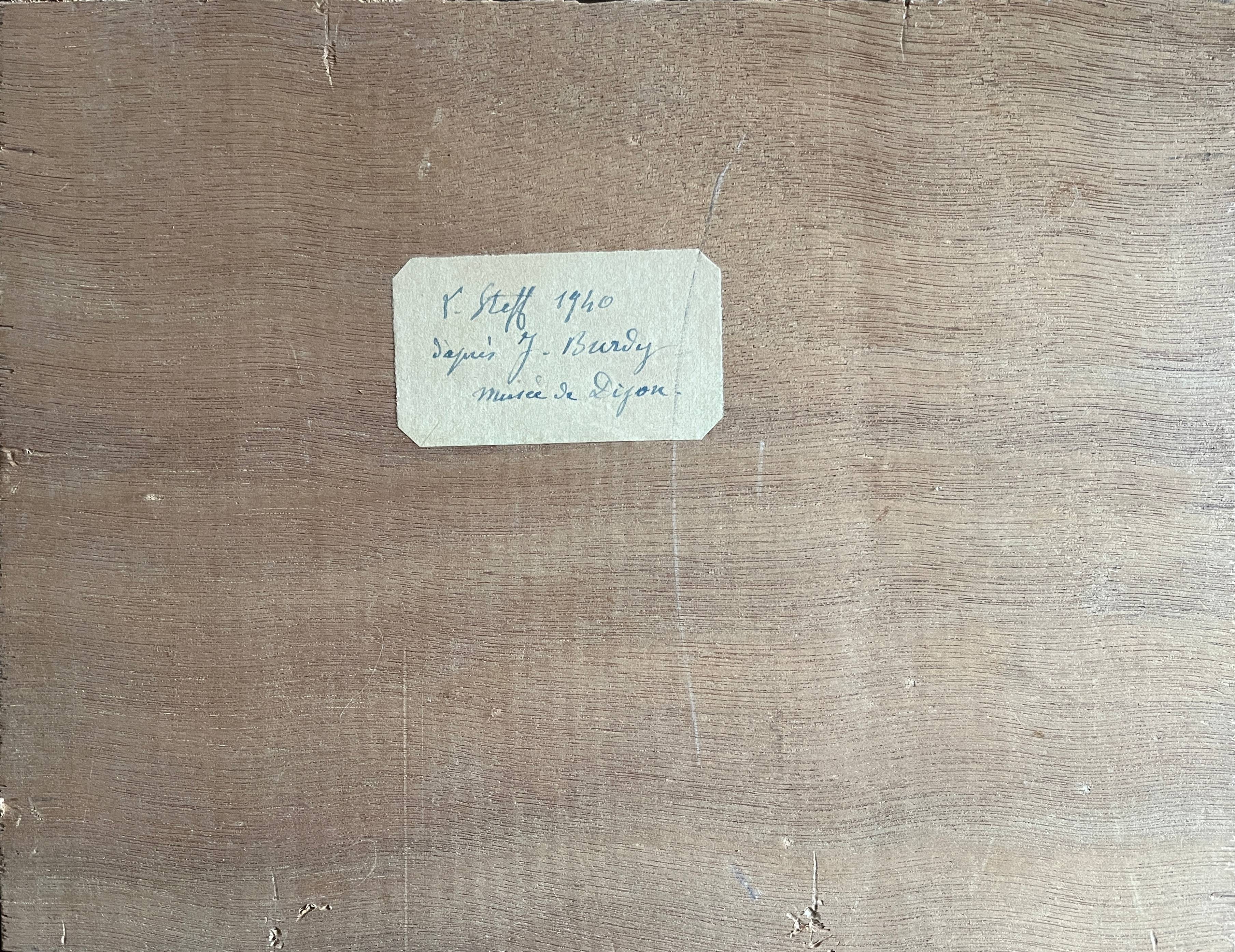 HSP painting "Return from fishing" in Brittany? 1940 Steff / Burdy