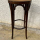 Tabouret de bar vintage en bois & cannage
