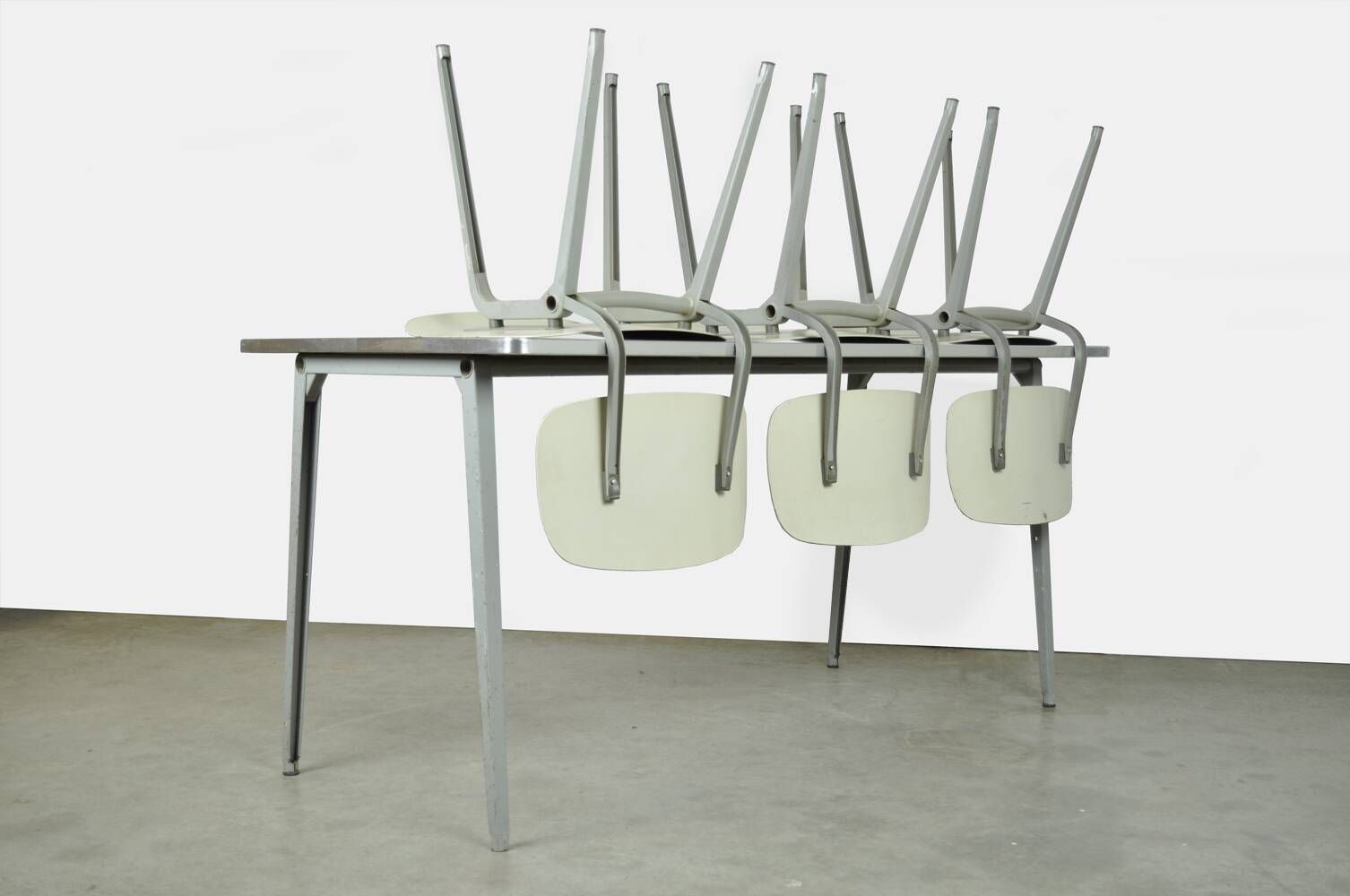 Industrial Reform dining table or desk by Friso Kramer for Ahrend de Circel, 1960s Netherlands