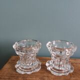 Reims glass candle holder