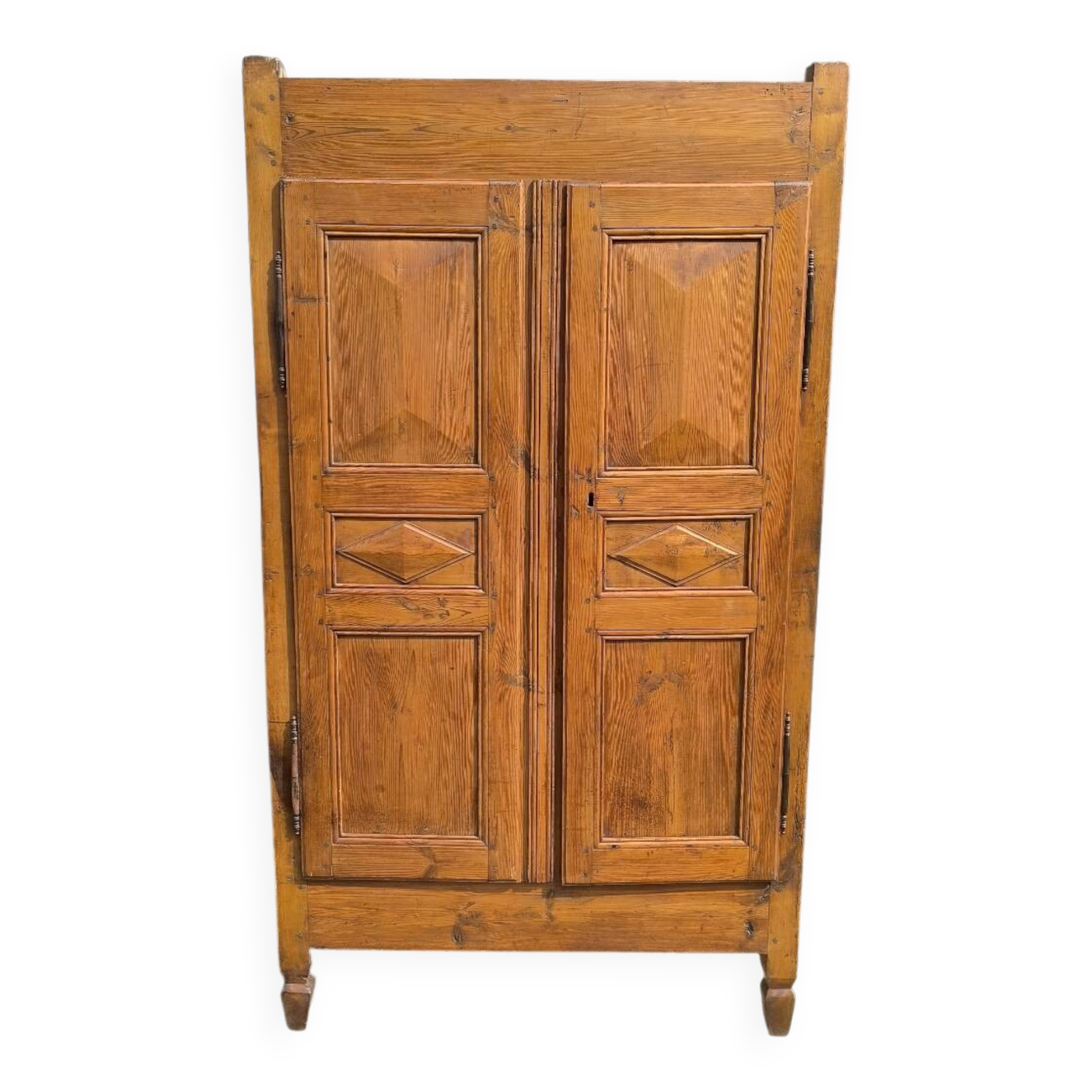 Armoire de ferme rustique en chêne et sapin