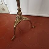Brass ashtray on stand