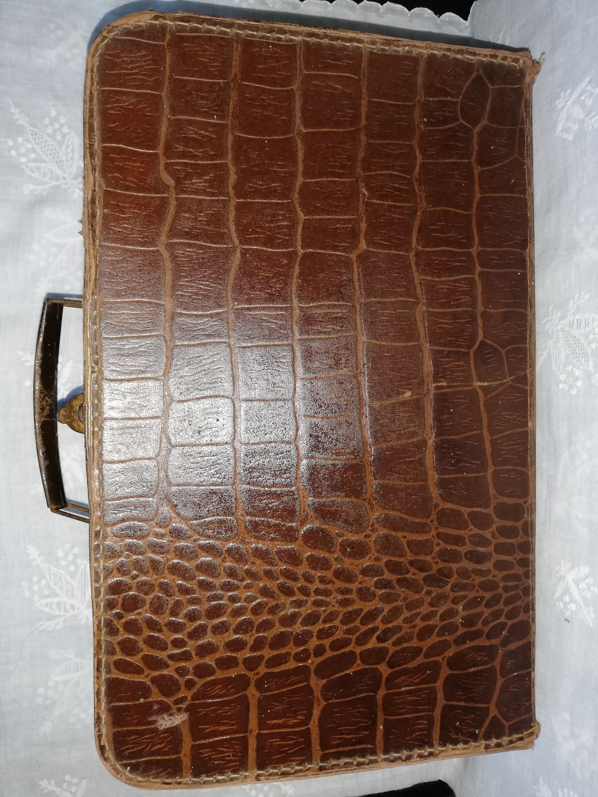 Old sewing box suitcase