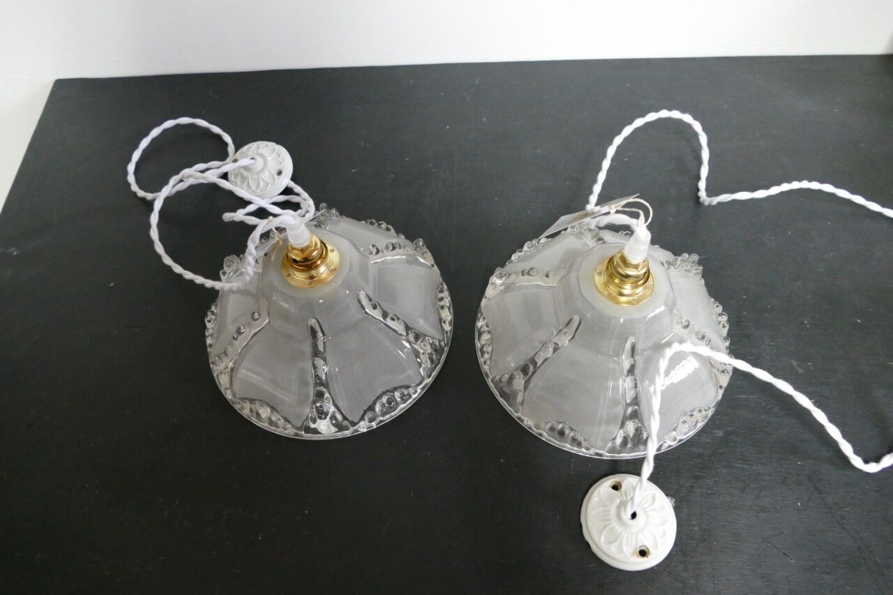Pair of pendant lights