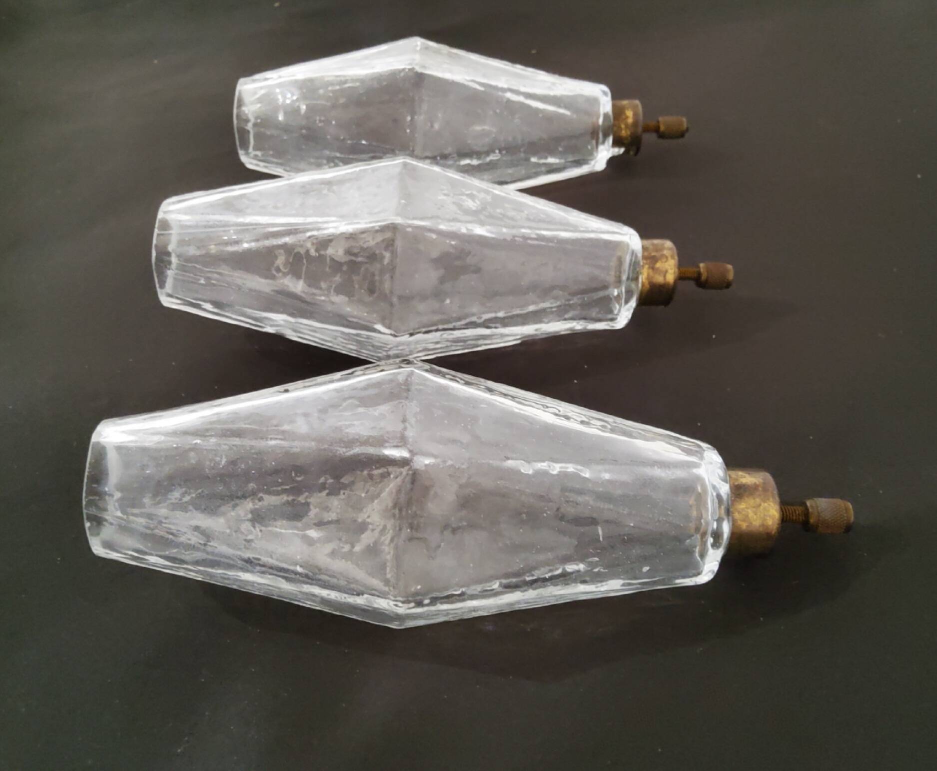 Murano glass wall sconces from Italy