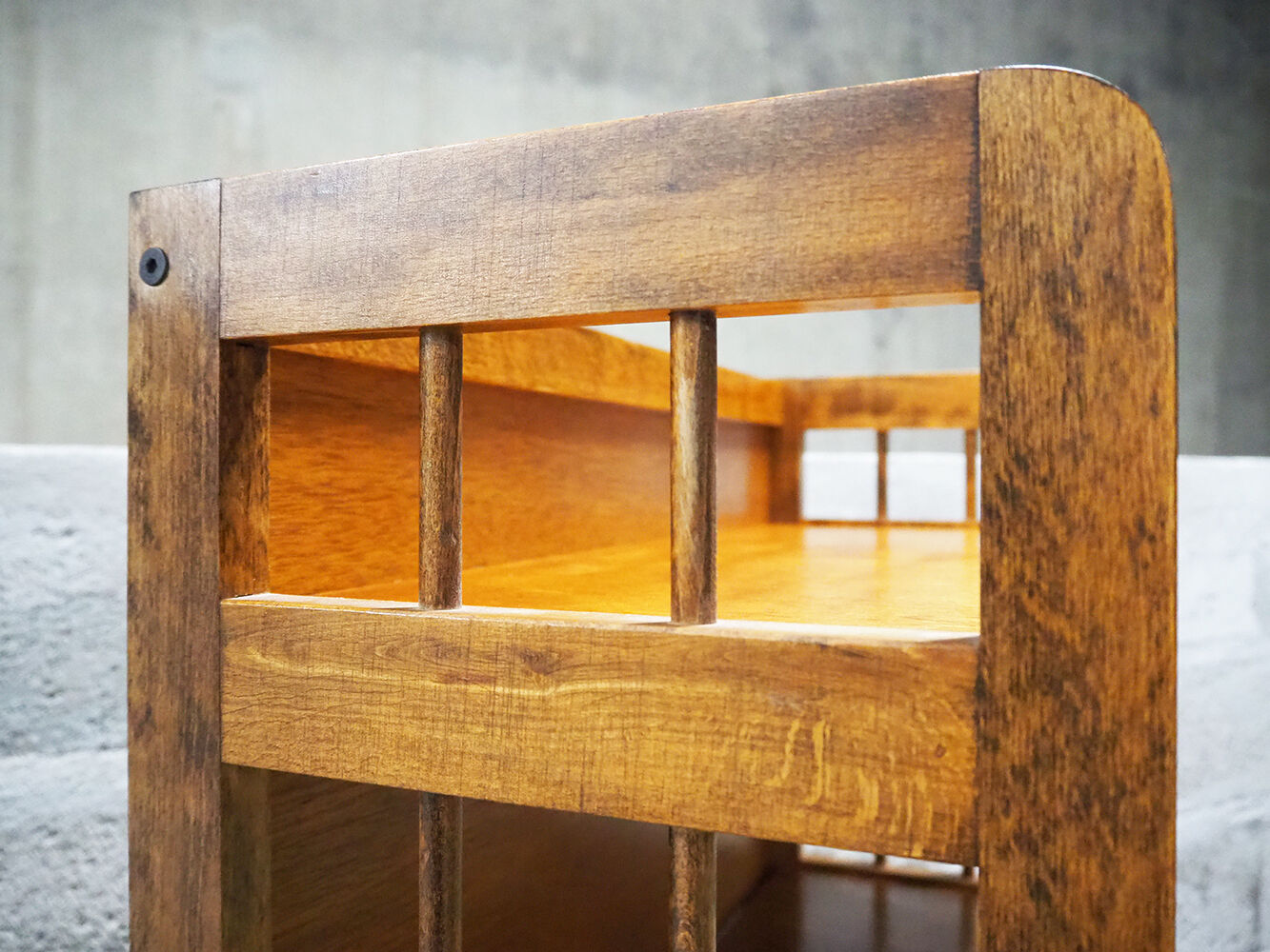 Vintage wooden shelf