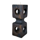 Vintage wooden candle holder.