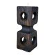 Vintage wooden candle holder.