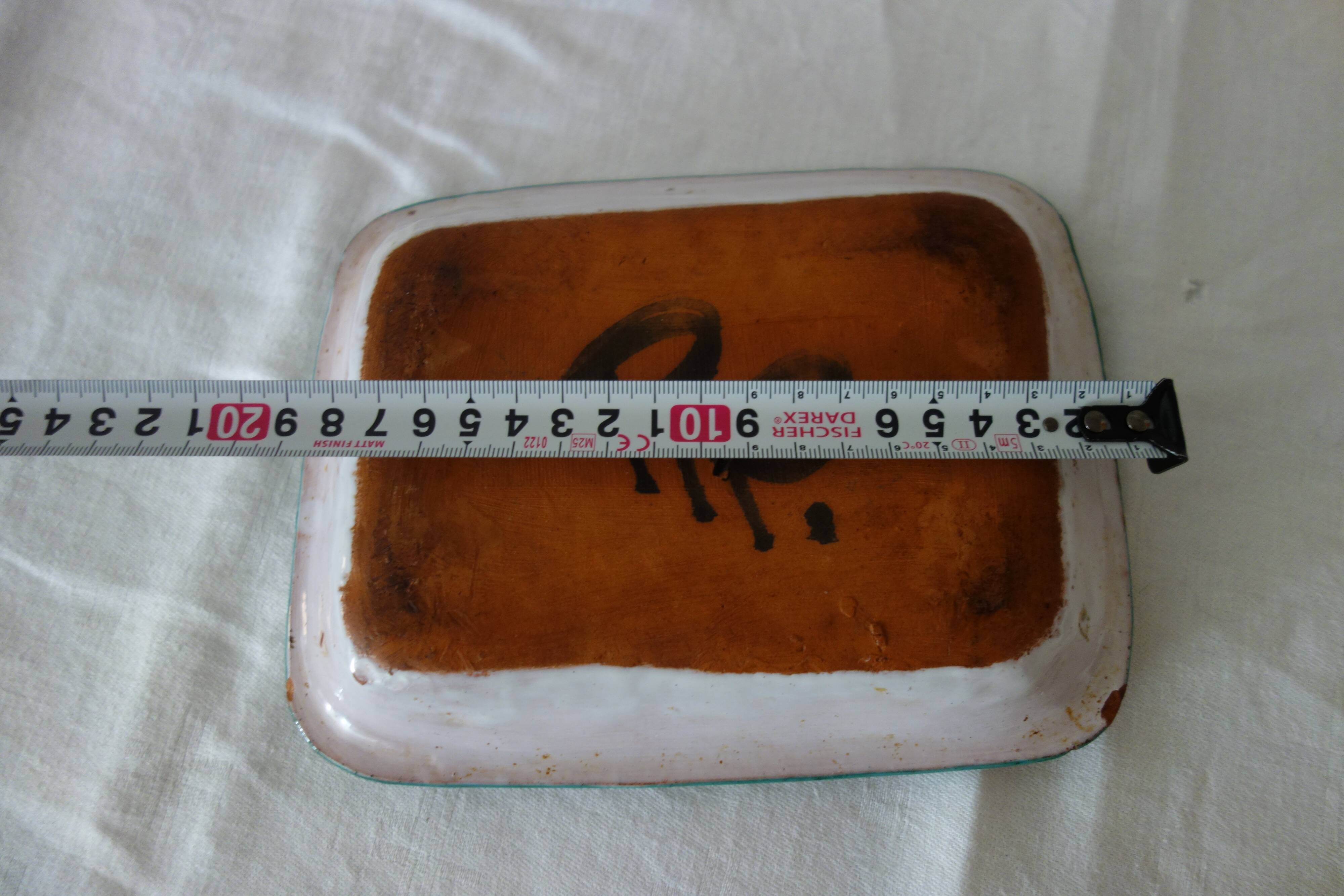 RECTANGULAR PLATE 1960 by Roger PICAULT