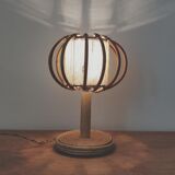 1960s rattan lamp or desk