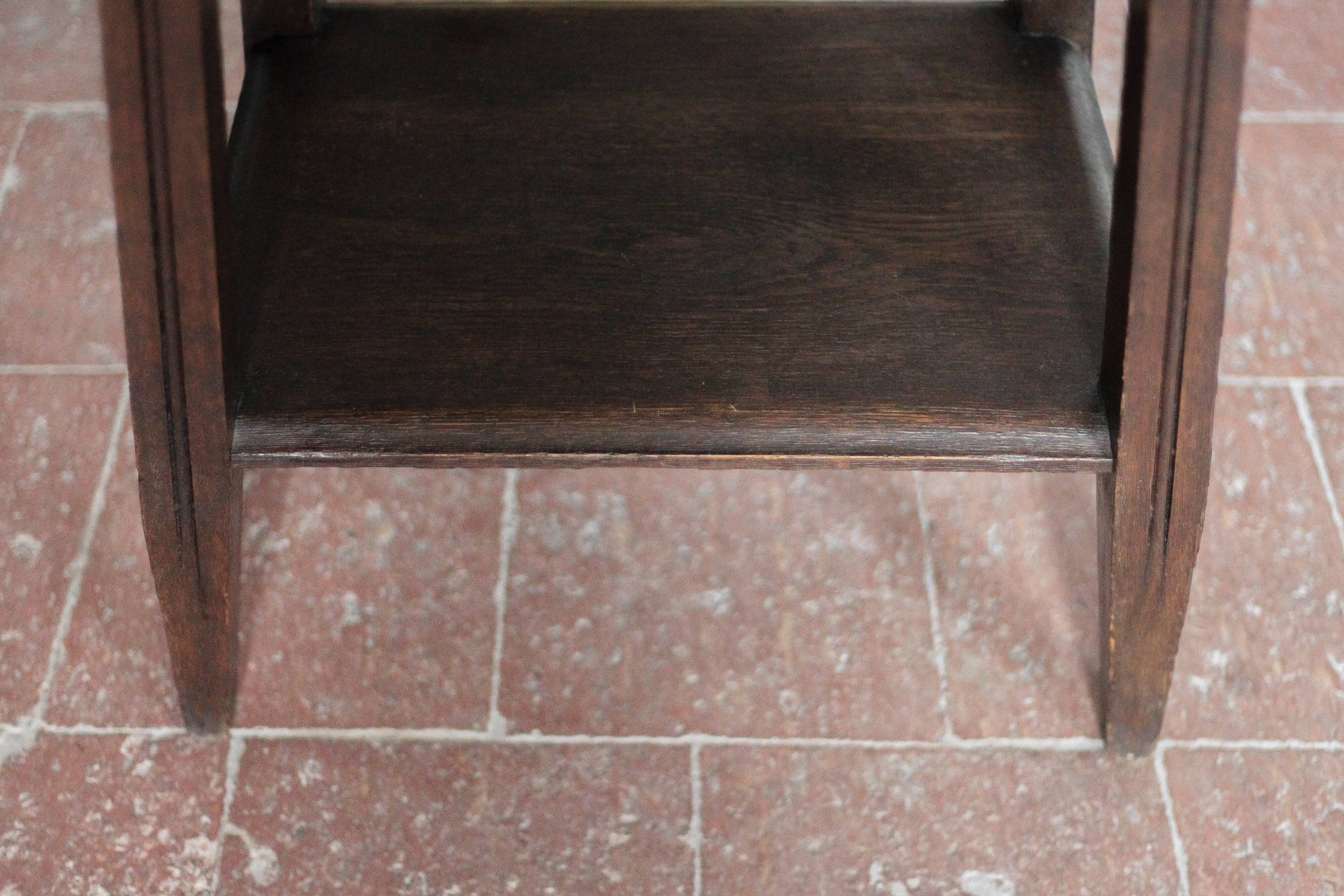 Table vintage, table bois, console art déco, table d'appoint