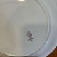 Set of 6 Antique Flat Plates Digoin & Sarreguemines - Model RE