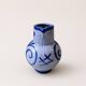 Blue ceramic jug