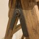 Solid wood stepladder very charming old decoration