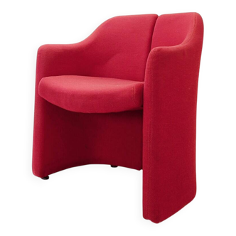 'PS 142' Red Armchairs by Eugenio Gerli for Tecno, 1960s - 2 available