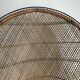 Vintage Emmanuelle chair in rattan and buri
