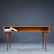 Mid-Century Teak Freestanding Desk from Bartels, 1960s
