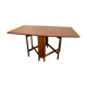 Scandinavian-style teak flap table