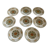 8 assiettes plates