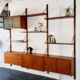 Modular Scandinavian wall shelf – Danish design from the 1970s