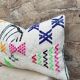 Handmade cushion cover in Berber wool Moroccan Kilim cushion 60x40