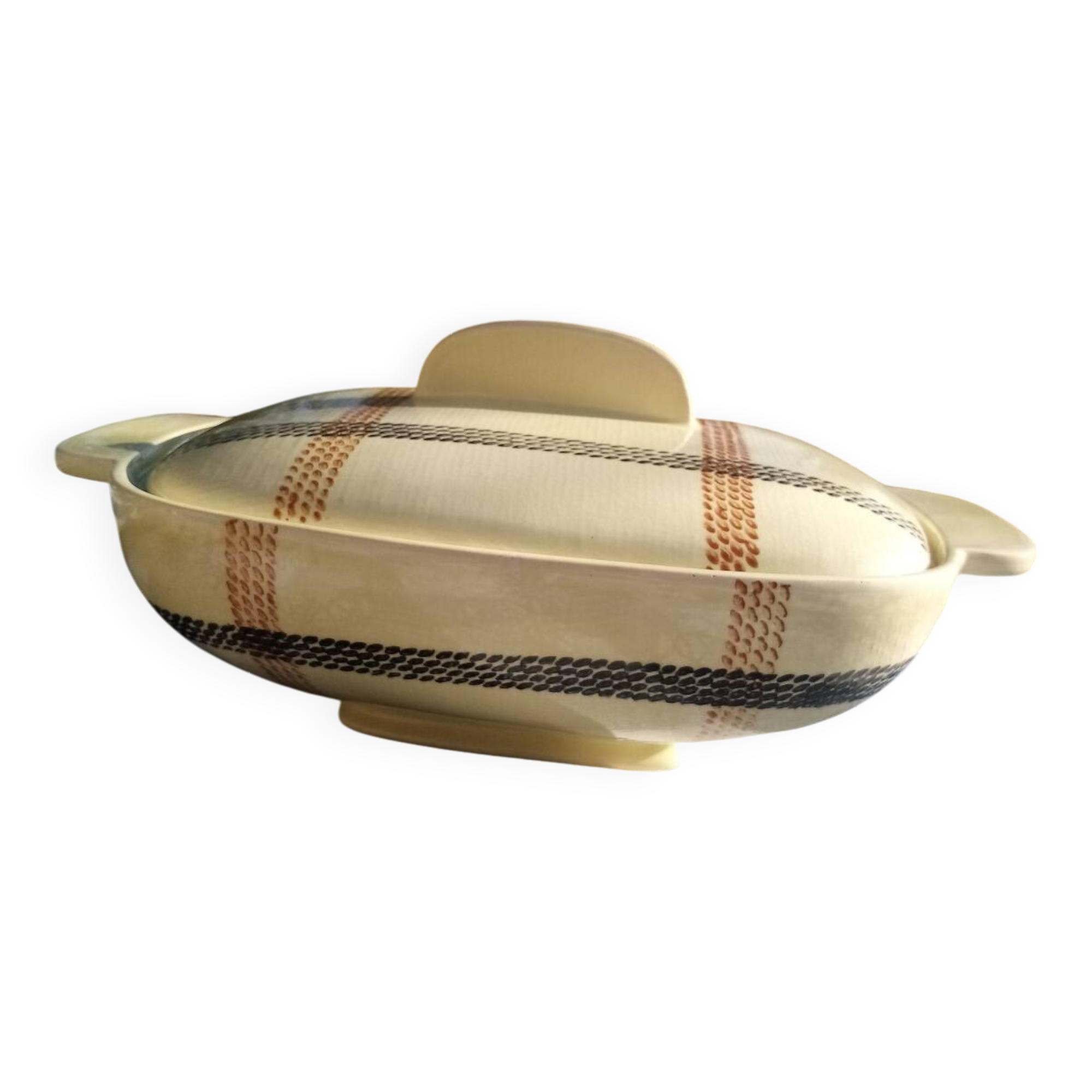 Salins earthenware vegetable tureen