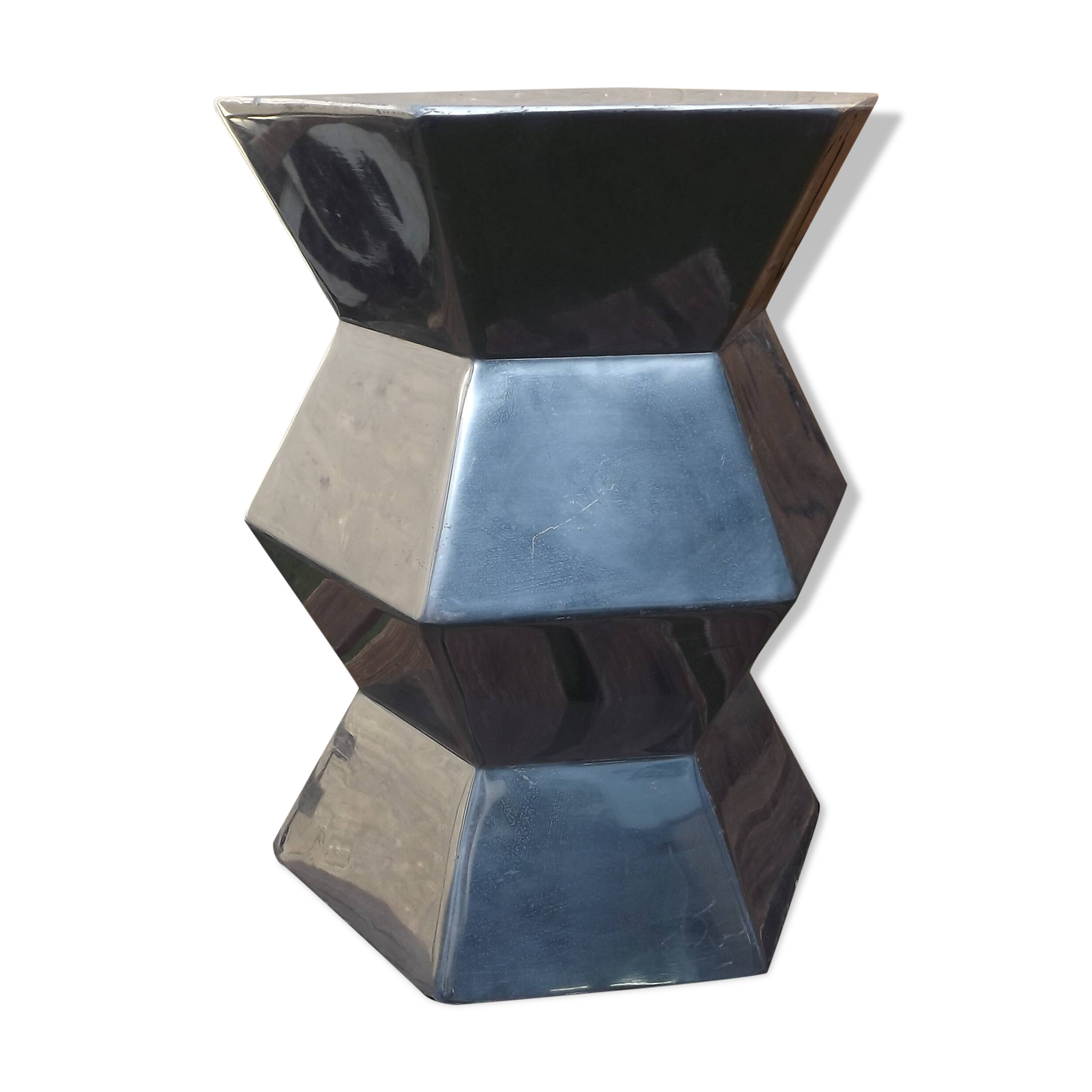 Millbury metal stool Rutledge & King design