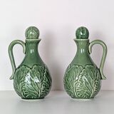 "Cabbage" oil and vinegar cruet