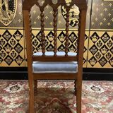 Set of 6 Restoration period "Chapelet" chairs
