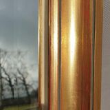 Beveled mirror gilded frame 140x42