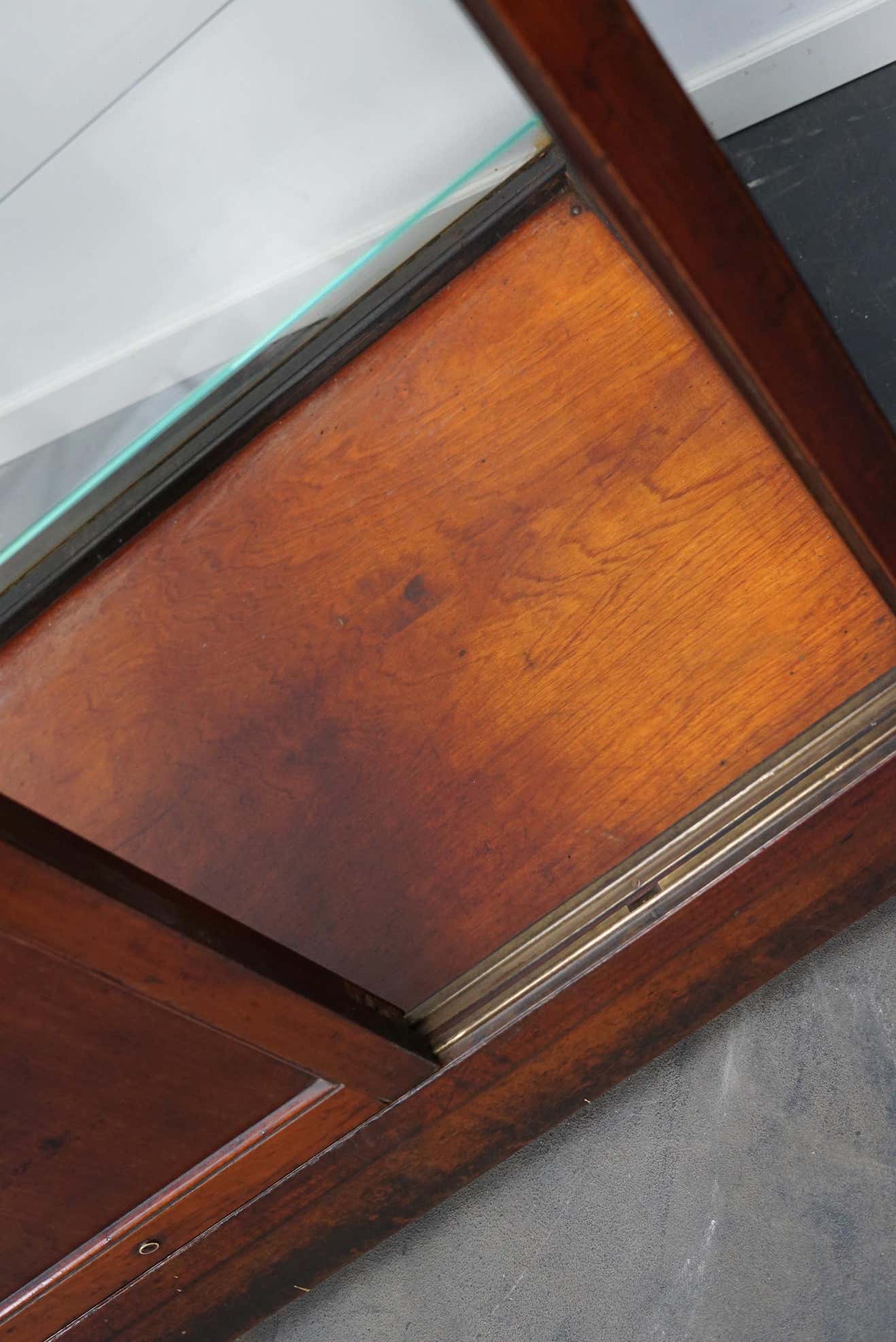 Mahogany counter window late nineteenth century
