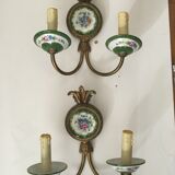 Pair of 1900 appliques