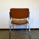 Fauteuil vintage marron et noir 1970
