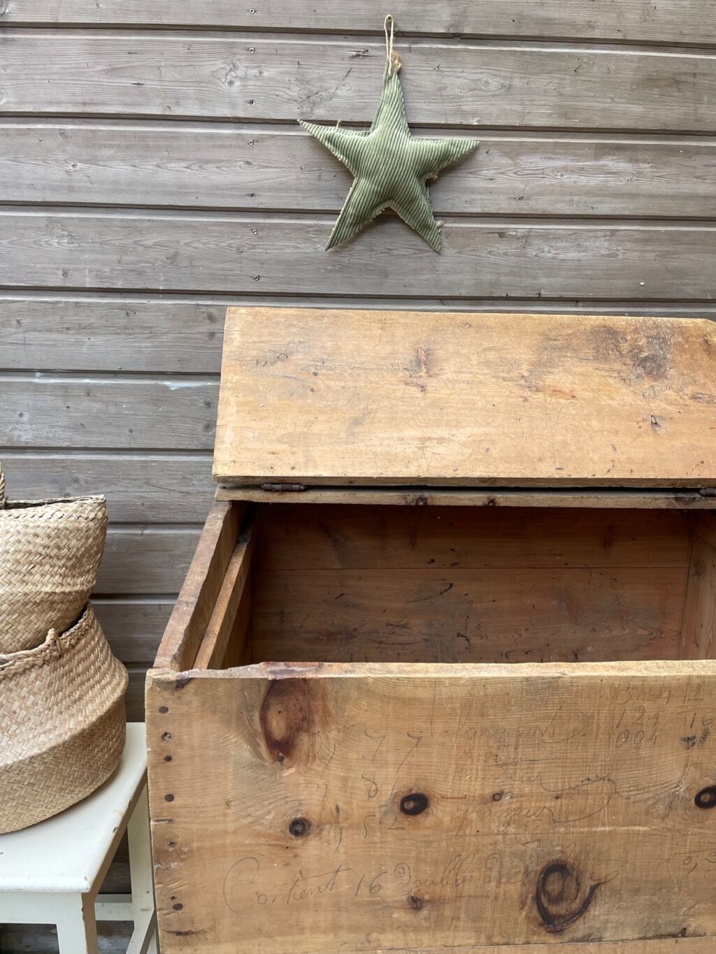 Wooden chest