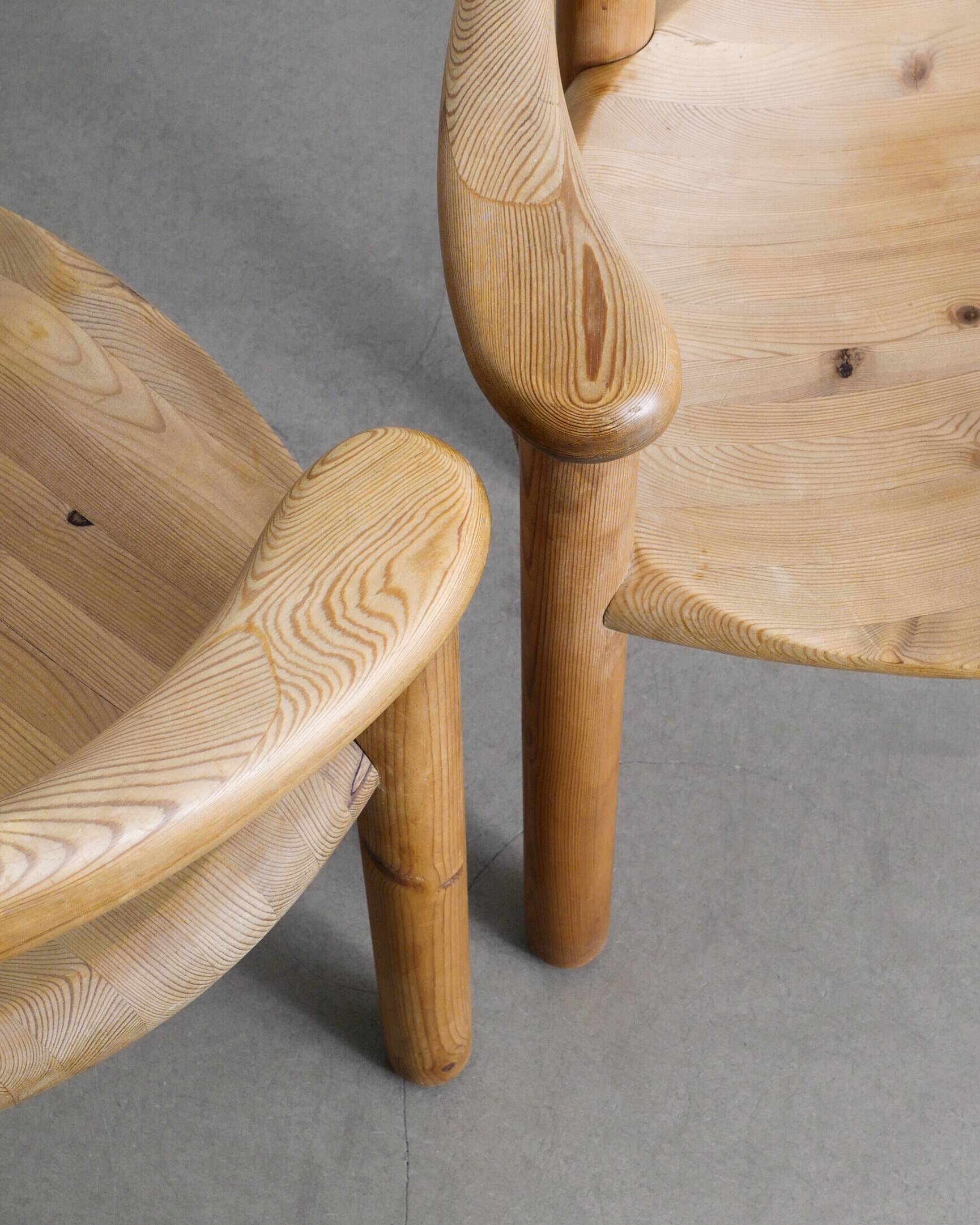 Vintage Danish Set of Eight Rainer Daumiller Wooden Dining Chairs, 1970s