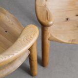 Vintage Danish Set of Eight Rainer Daumiller Wooden Dining Chairs, 1970s