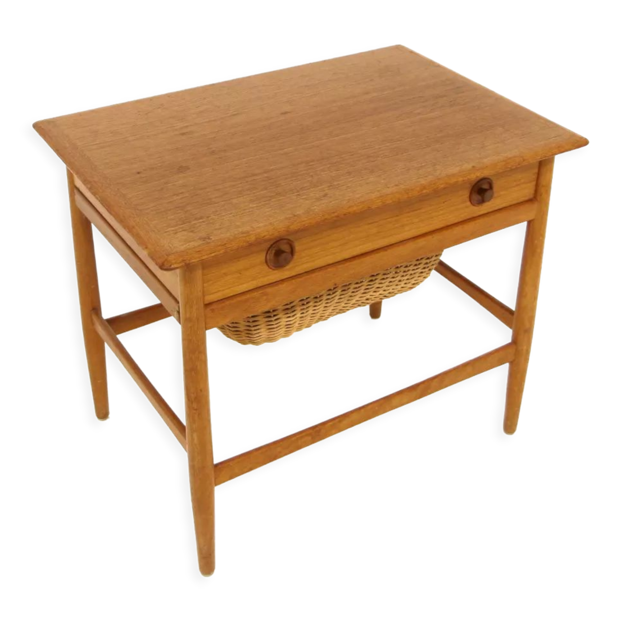 Teak worker, Raknes Møbelfabrik, Bergen Bruksbo, 1960