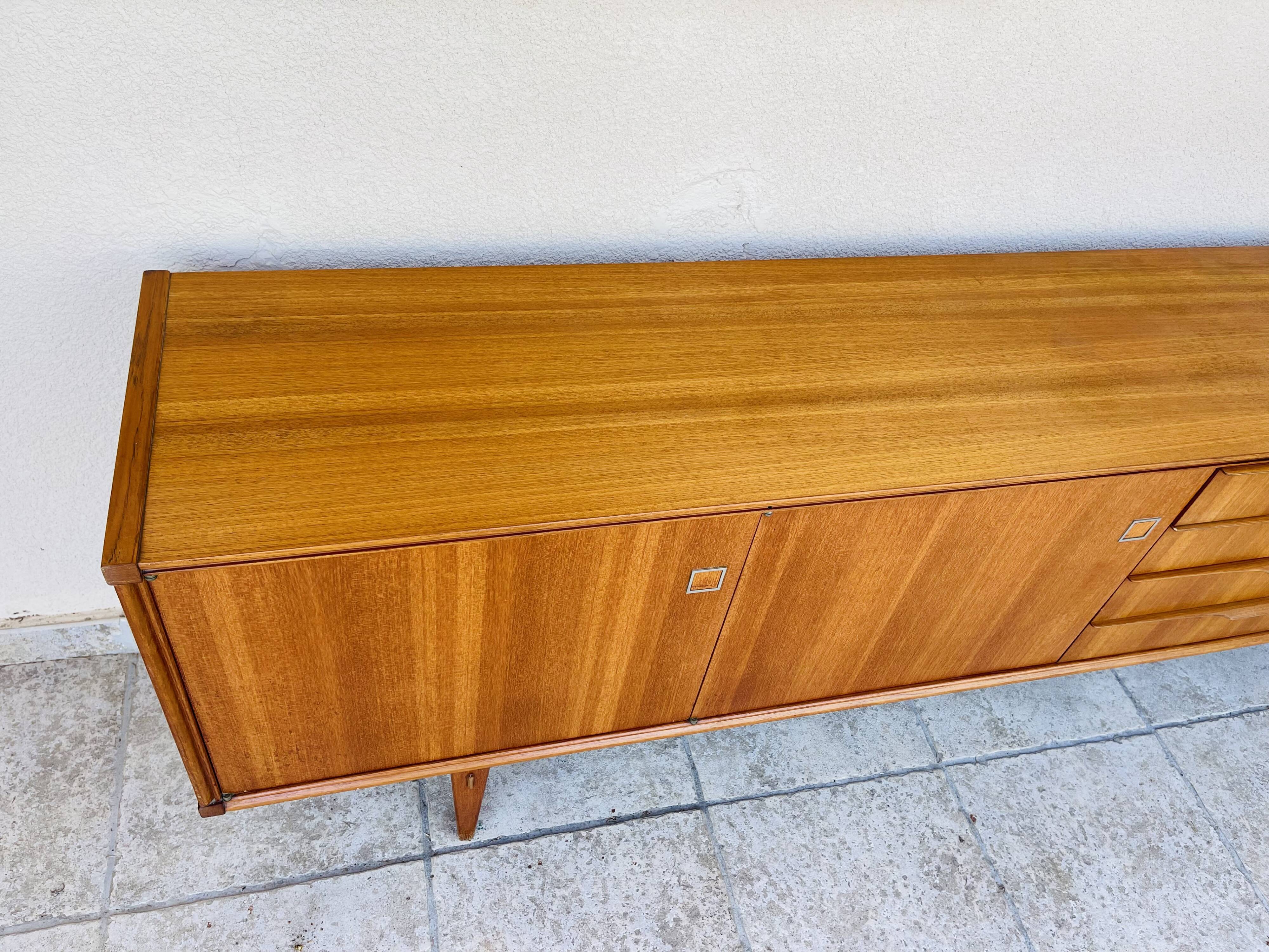 Scandinavian teak row