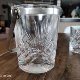 Whisky service 5 pieces in chiseled crystal