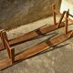 Paire de bancs de ferme 150 cm