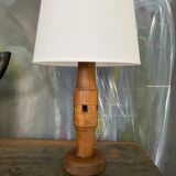 Modernist vintage wood lamp