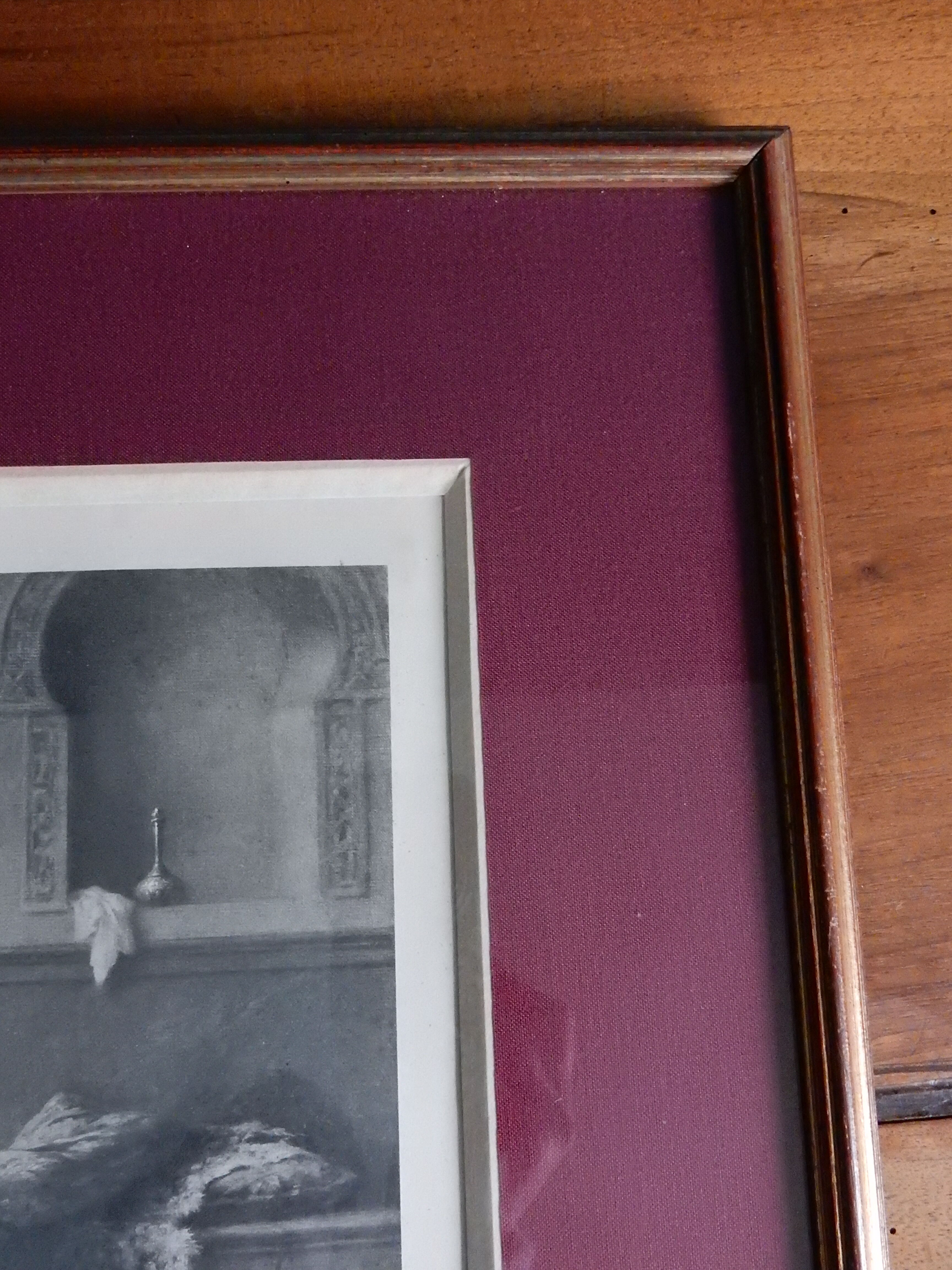 Odalisques engraving XIXth signed Luigi Crosio