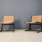 Pair of safari chairs by Casala, 1970s