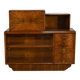 Rurka Glass Cabinet in Burl Walnut, Art Deco – 1940
