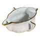 Double sauce boat antique pillivuyt fat lean porcelain white