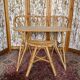 Bureau et tabouret en rotin, 1960